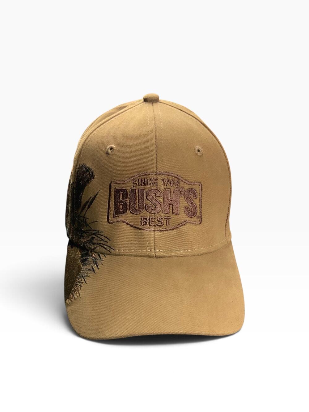 Dri Duck Bush’s Best Hat NWT Wildlife Hunting Dog Brown Strapback Cap 2006 Beans